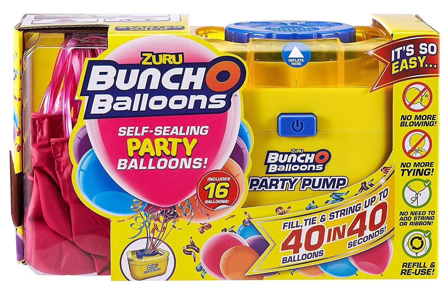 Bunch O' Balloons: Air Pump Starter Pack - (Pink) image