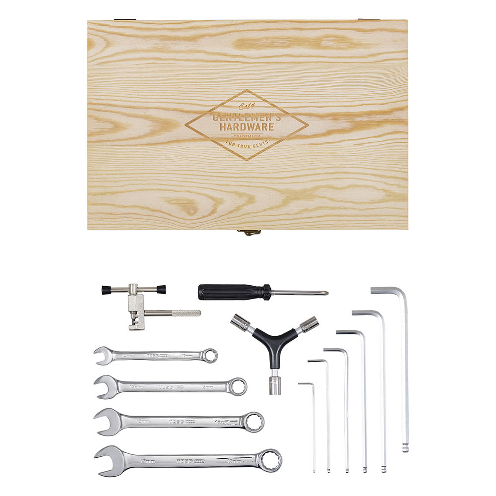 Gentlemen's Hardware Bicycle Tool Kit Wooden Box image