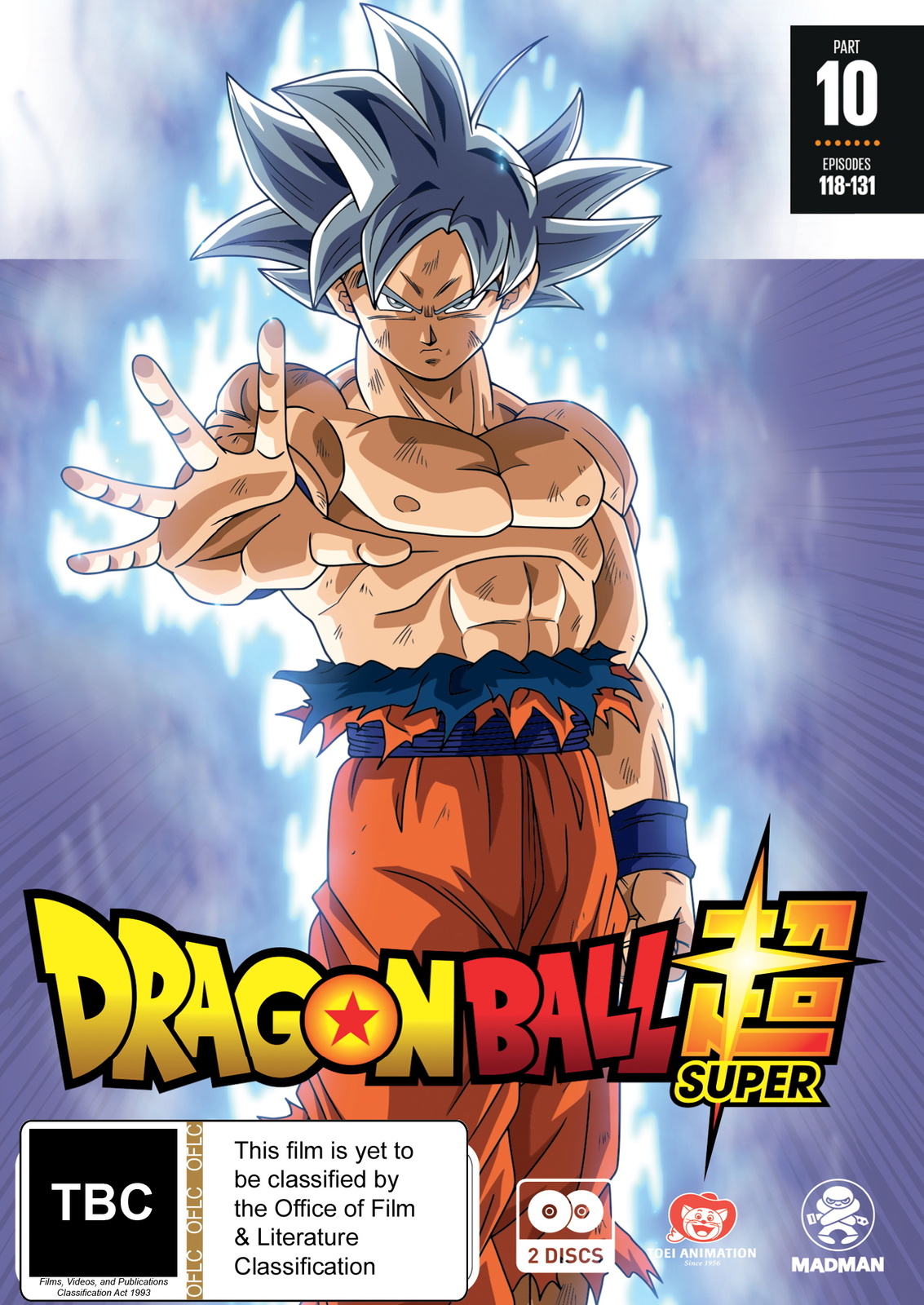 Dragon Ball Super - Part 10 (Eps 118-131) on DVD image
