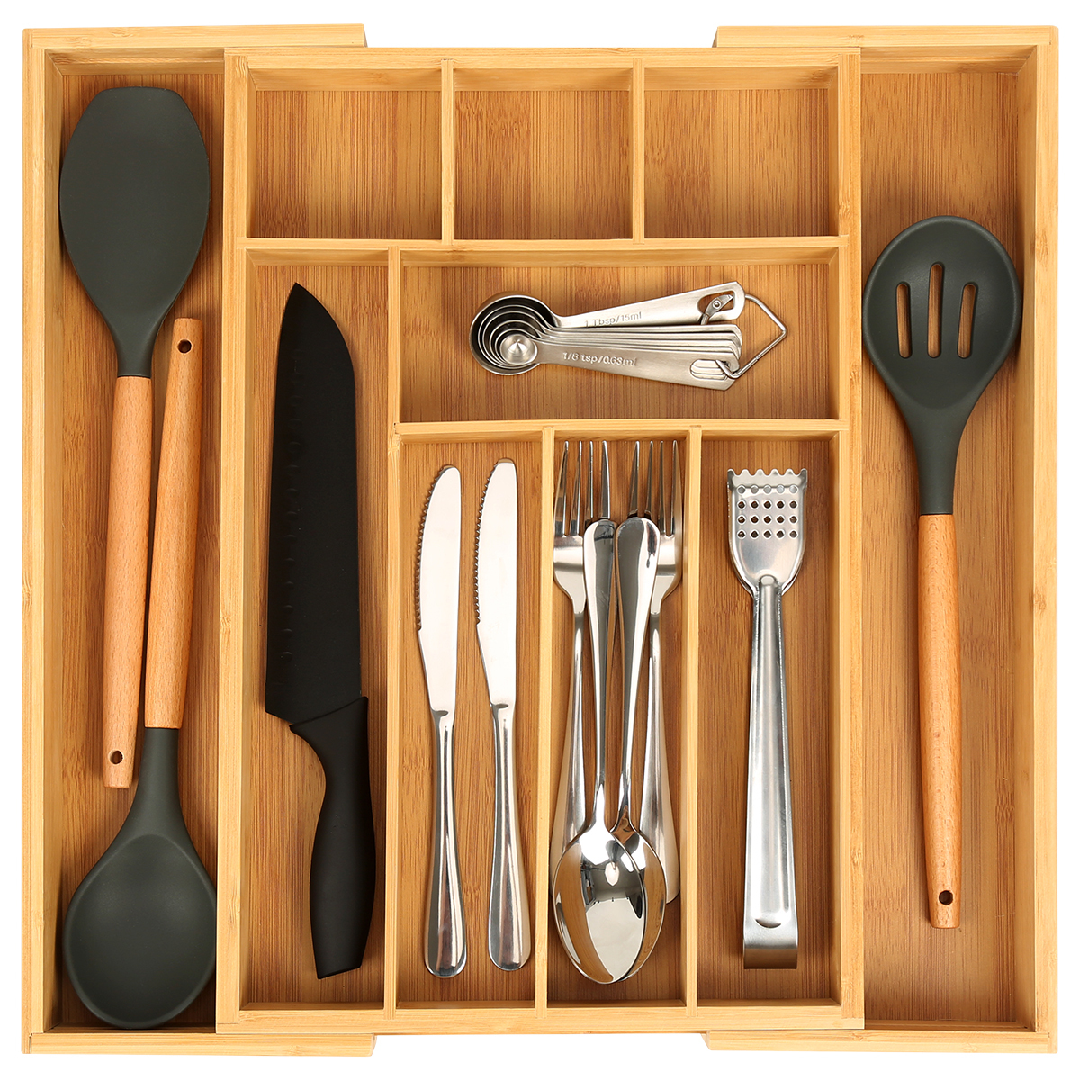 Bamboo Cutlery Tray at Mighty Ape Australia