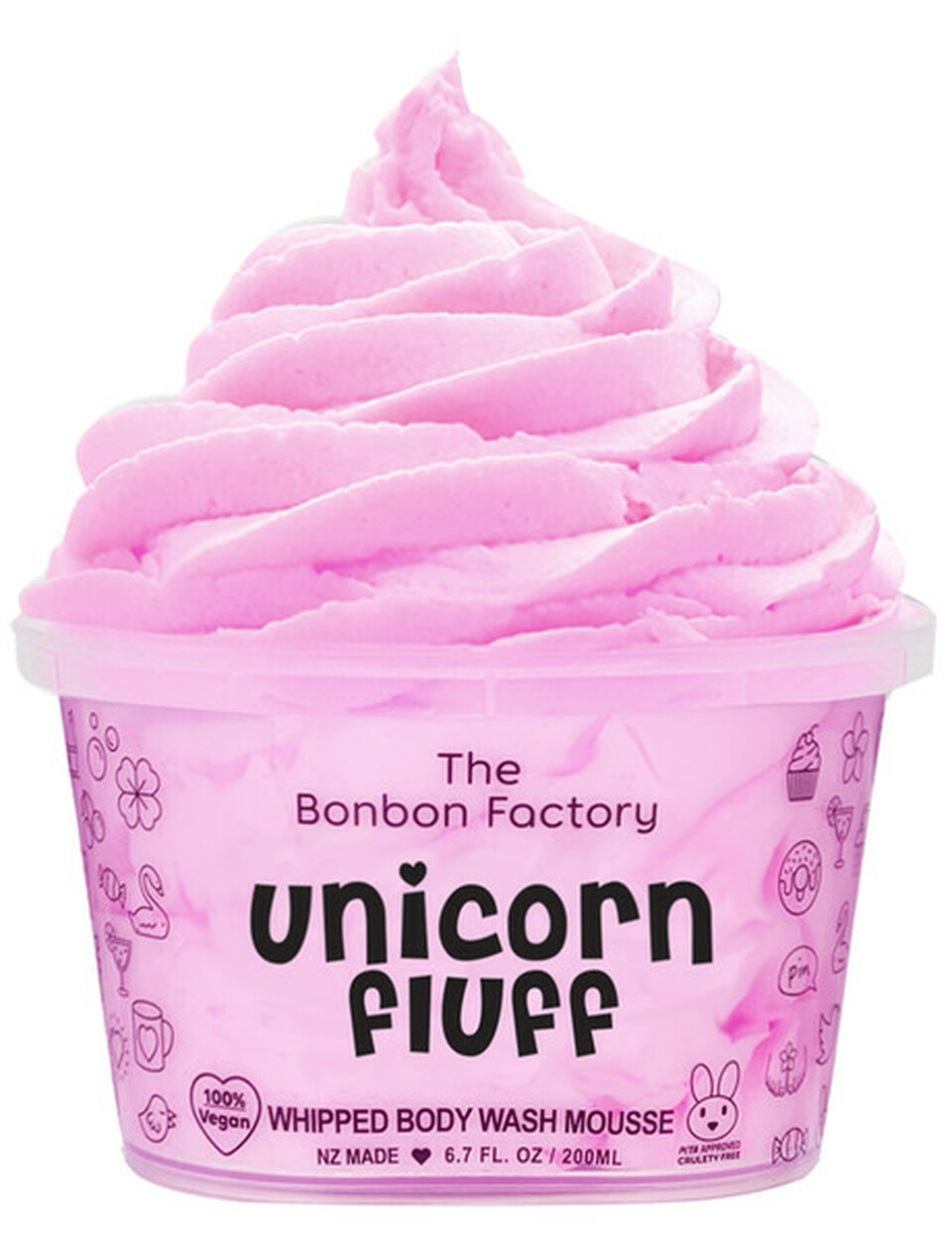 The Bonbon Factory Body Wash & Shave Mousse (Unicorn Fluff) image