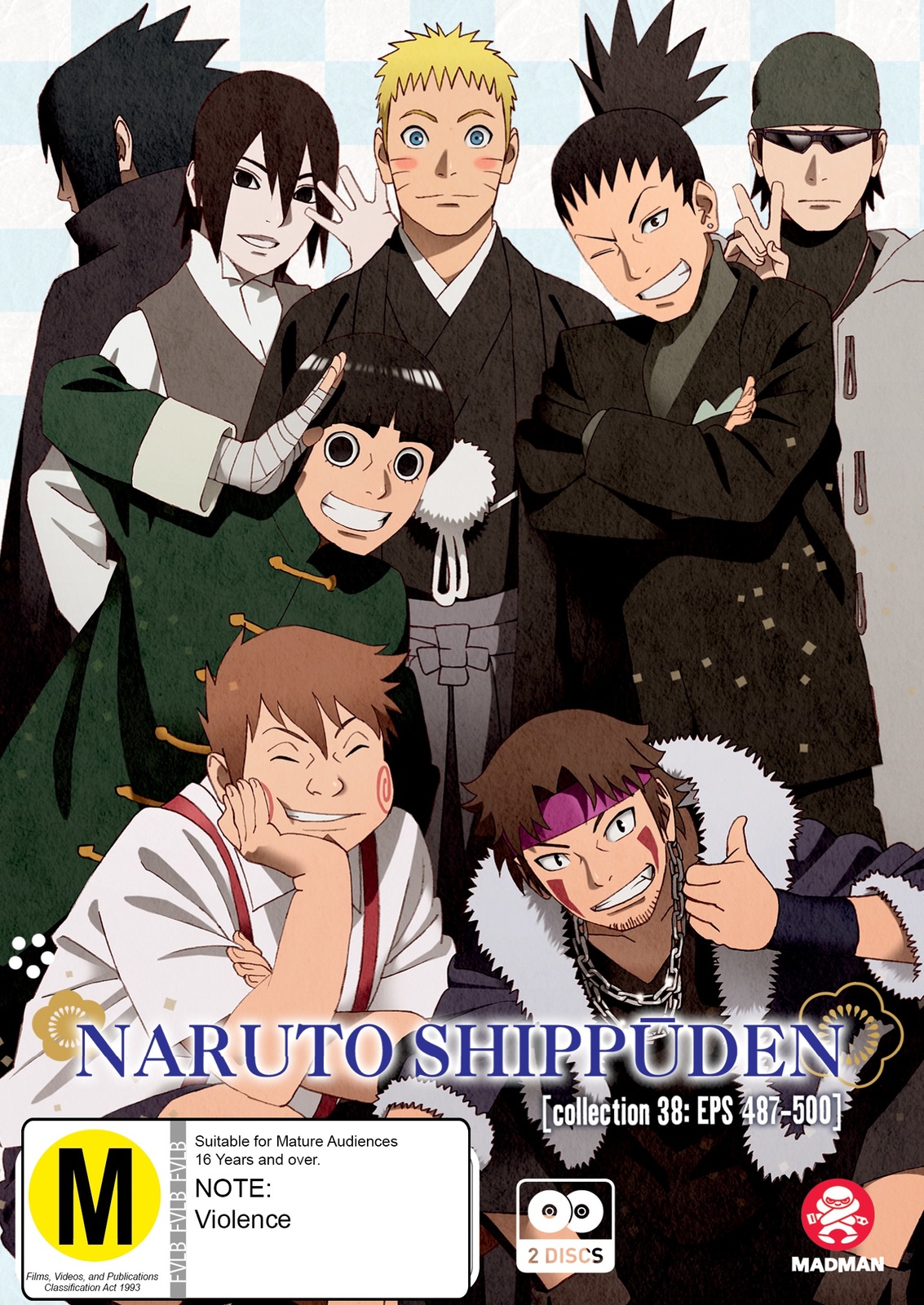 Naruto Shippuden - Collection 38 (Eps 487-500) on DVD image
