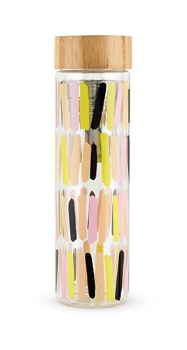 Pinky Up: Blair Glass Travel Infuser Mug - Sprinkles image