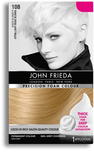 John Frieda Precision Foam Colour - 10B Extra Light Beige Blonde image