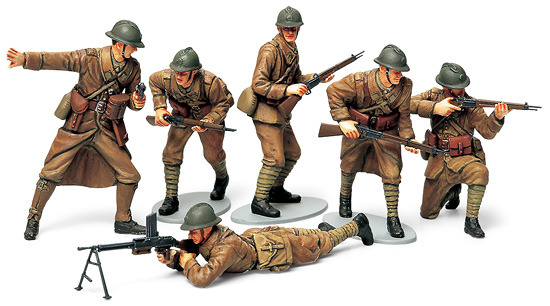 Tamiya WWII French Infantry Set 1:35 Model Kit image