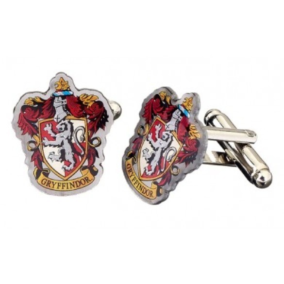 Harry Potter: Silver Plated Gryffindor Crest Cufflink