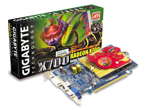 Gigabyte Graphics Card Radeon X700 256MB PCIE