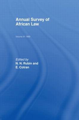 Annual Survey of African Law Cb image