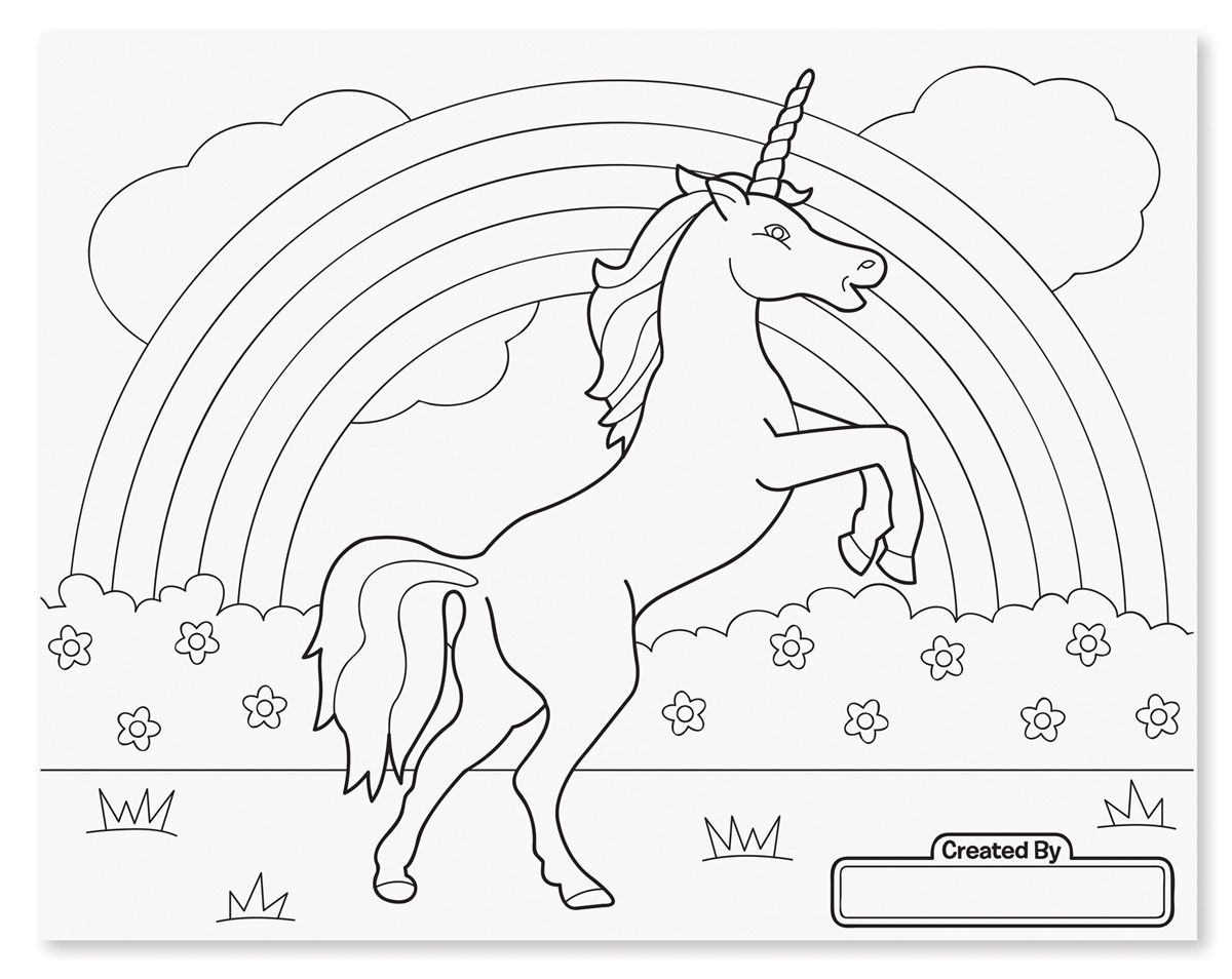 Melissa & Doug: Jumbo Colouring Pad Pink image