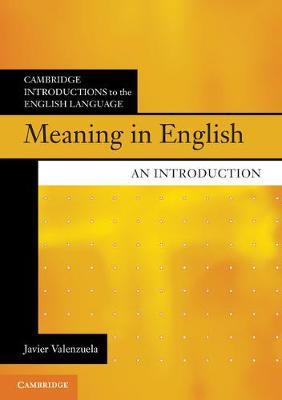 Meaning in English by Javier Valenzuela image