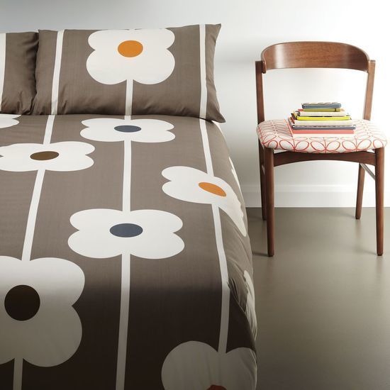Orla Kiely Giant Abacus King Duvet Set Mushroom at Mighty Ape NZ