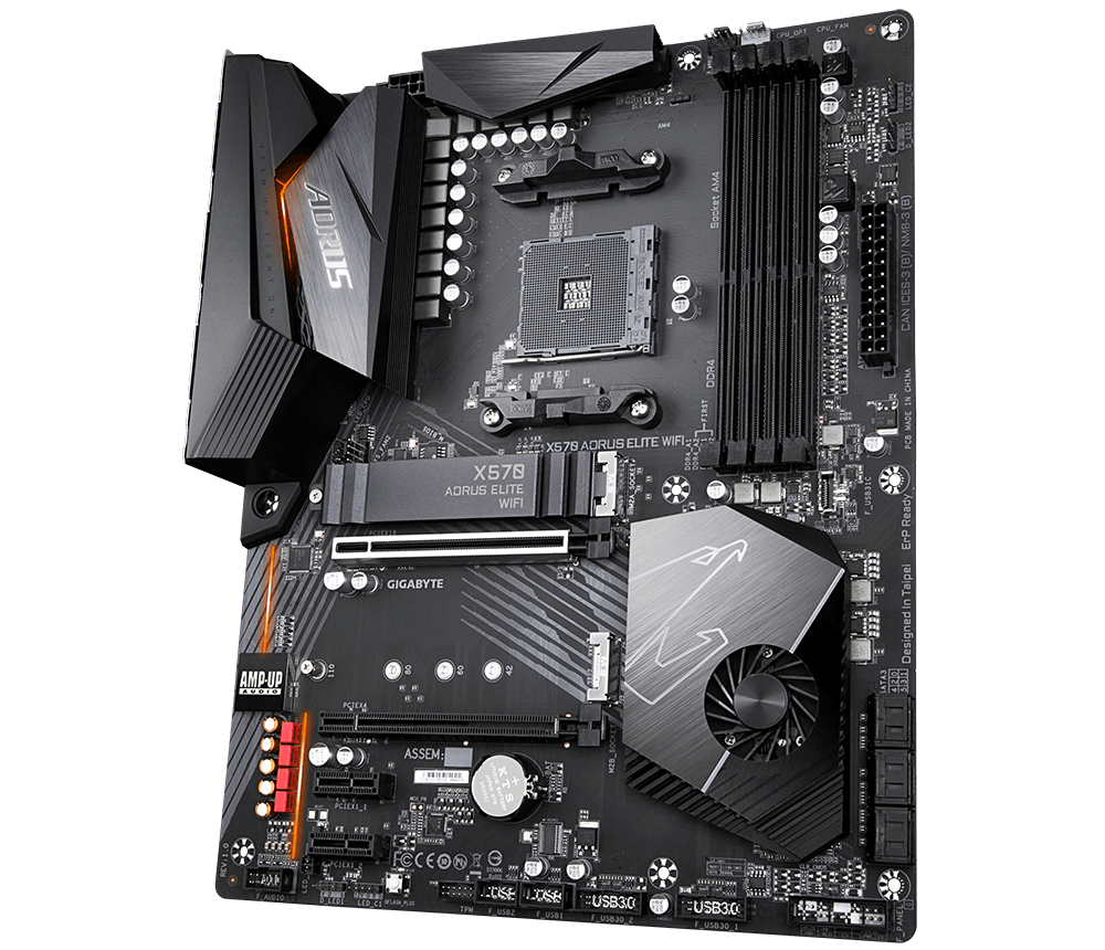 GIGABYTE X570 AORUS ELITE Wi-Fi AMD Motherboard image