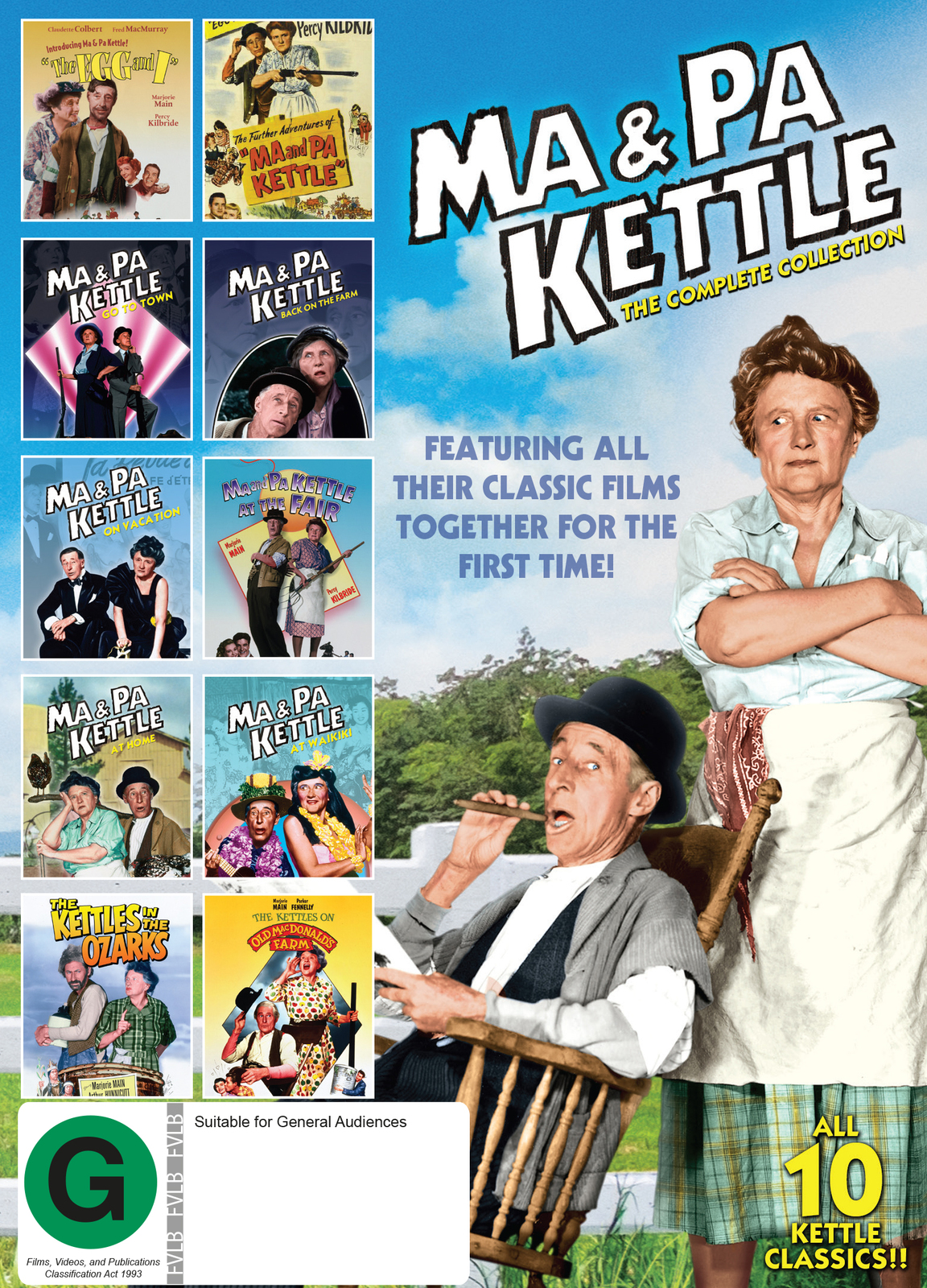 Ma & Pa Kettle - The Complete Collection on DVD image