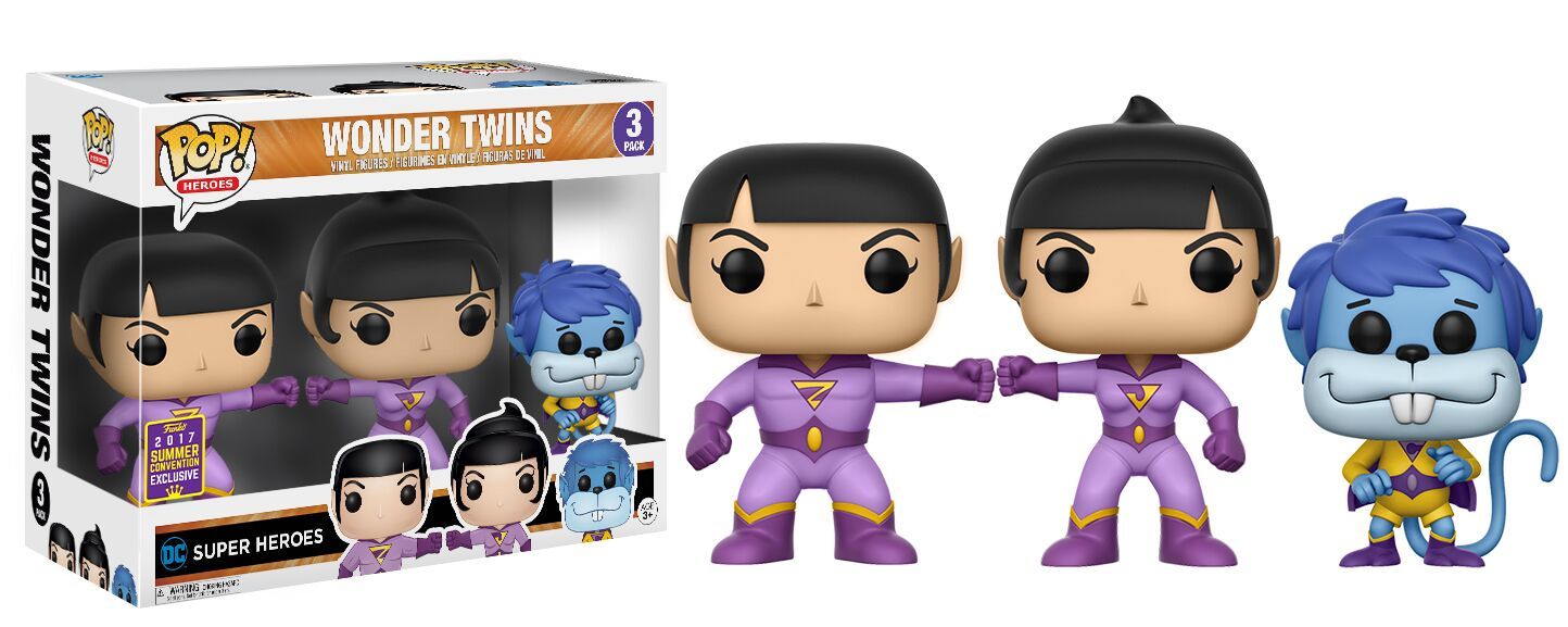 Super Friends - Wonder Twins Pop! Vinyl 3-Pack image