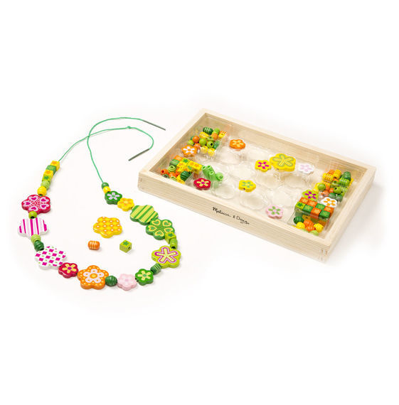 Melissa & Doug: Flower Power Wooden Bead Set image