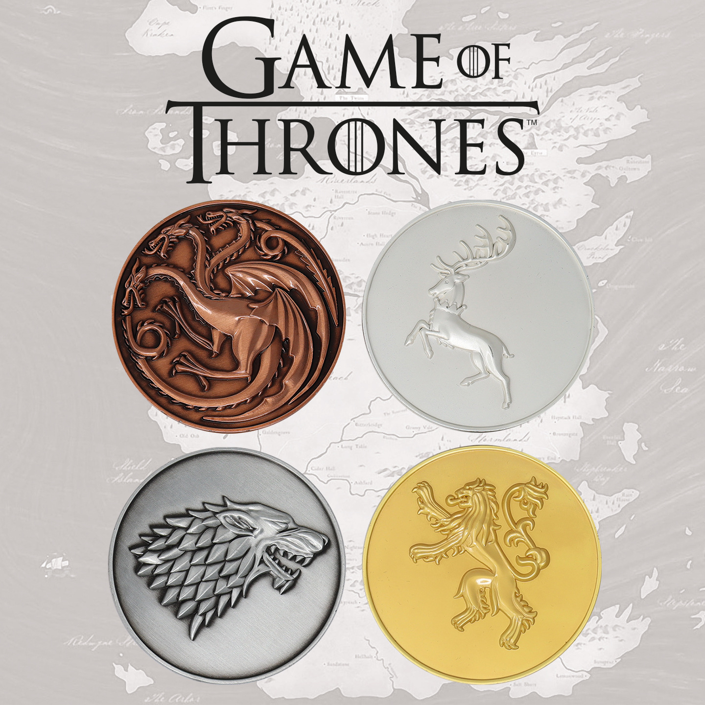 Game of Thrones - Sigil Medallion Collection | at Mighty Ape Australia