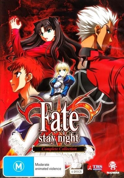 Fate/Stay Night - Complete Collection (6 Disc Set) on DVD image