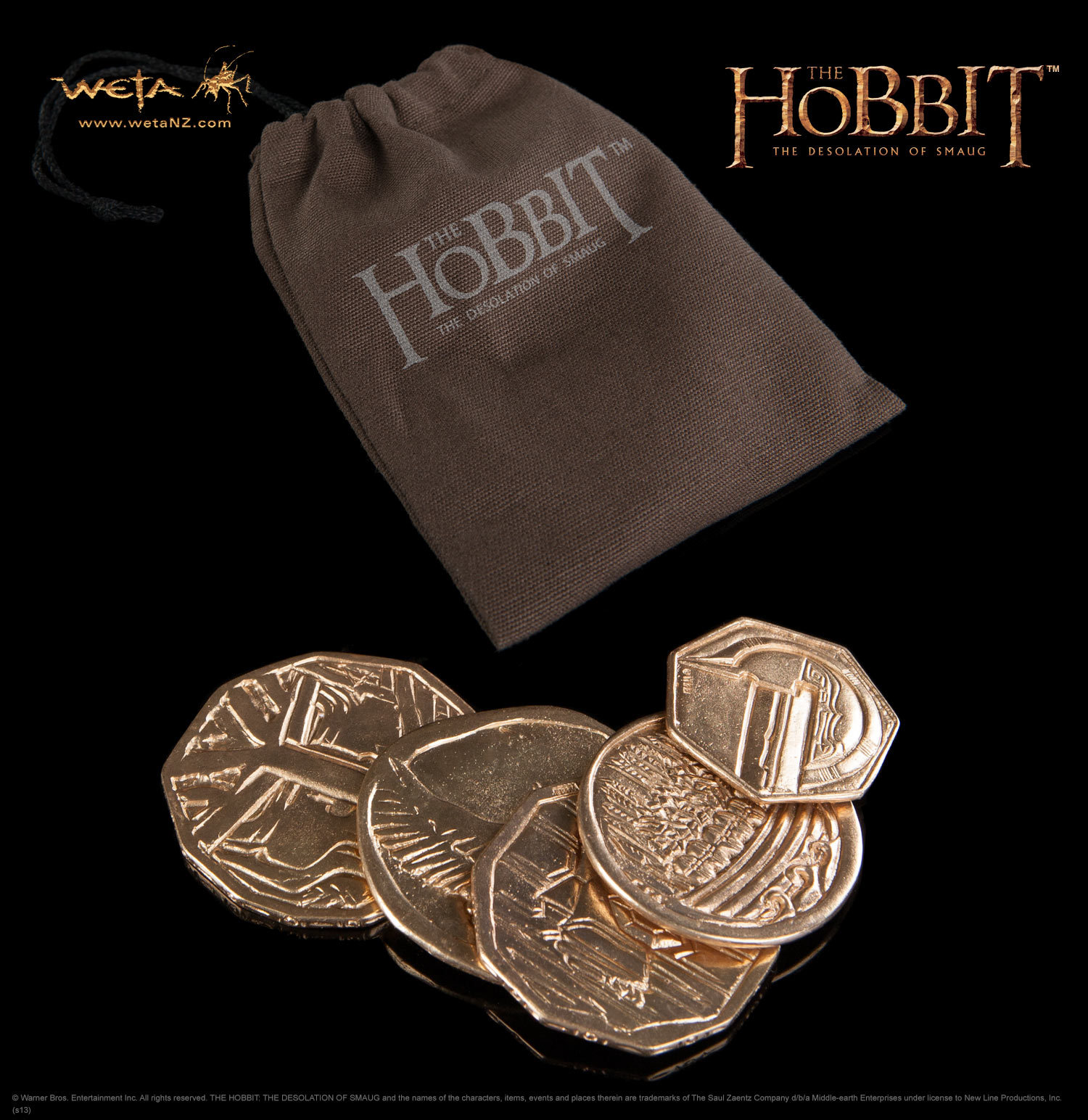 The Hobbit: Desolation of Smaug Treasure Coin Pouch - by Weta image