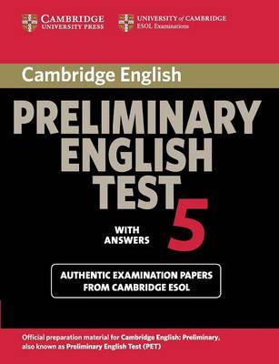 Cambridge Preliminary English Test 5 Student's Book with answers by Cambridge ESOL image