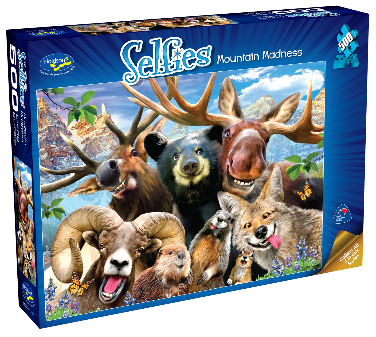 Holdson: 500 Piece Puzzle - Selfies S2 (Mountain Madness) image