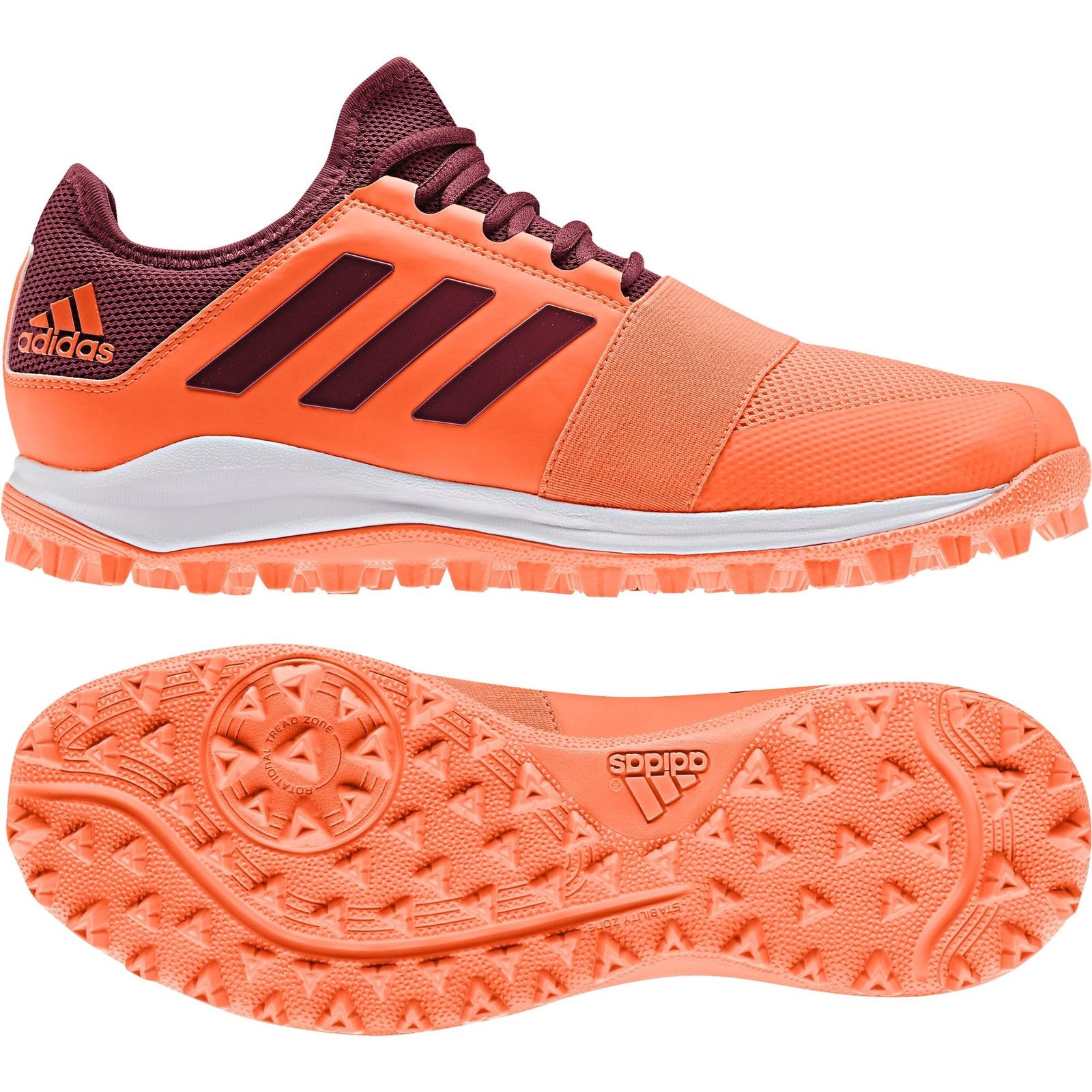 Buy Adidas Divox 1.9S Orange (2020) Hockey Shoes US8 at Mighty Ape NZ