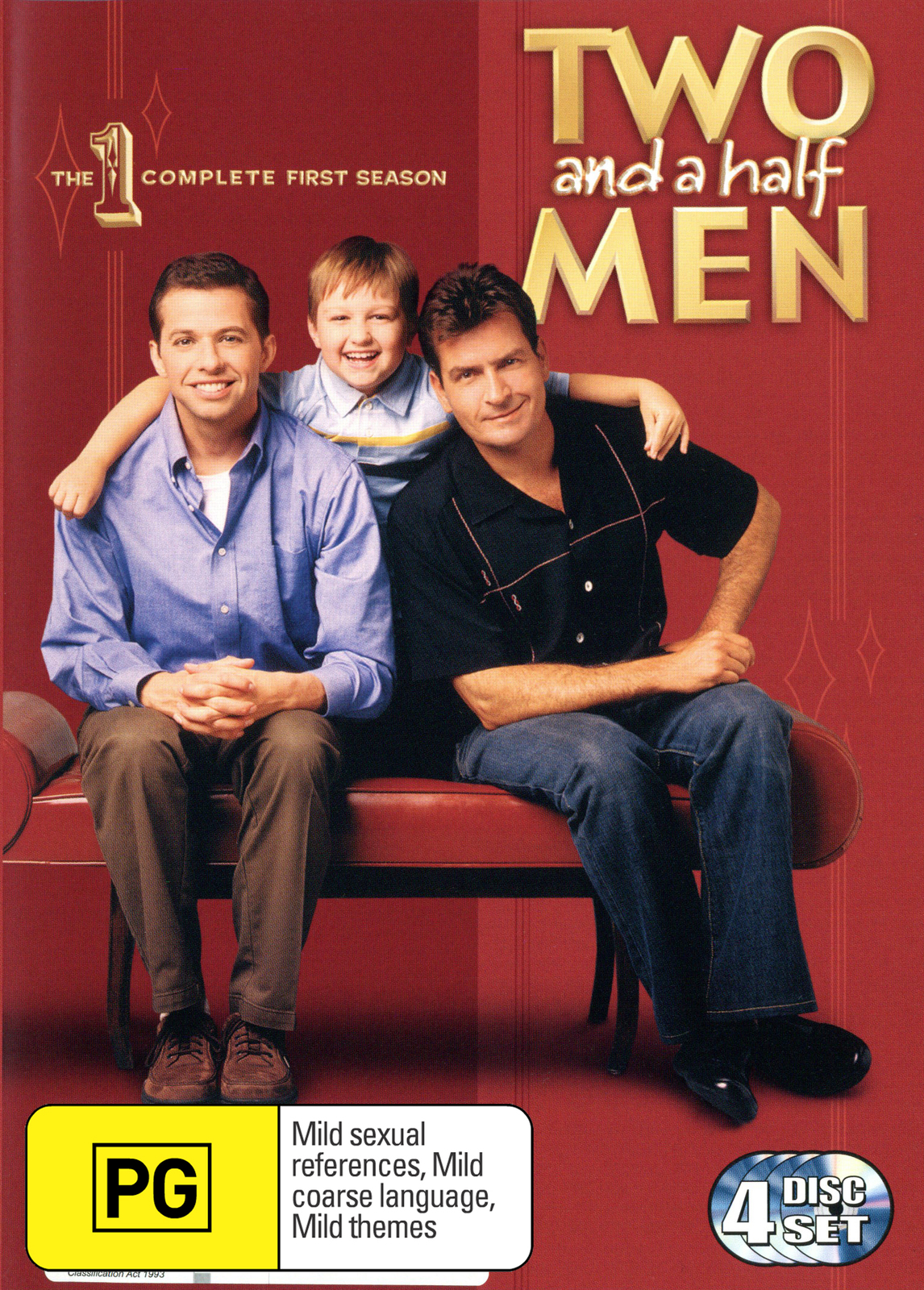 Two And A Half Men - The Complete First Season (4 Disc Box Set) on DVD image