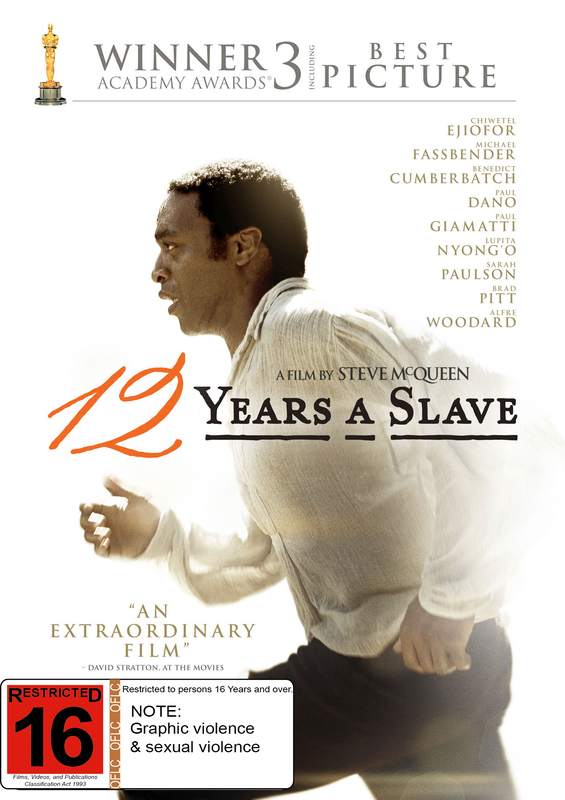 12 Years a Slave on DVD