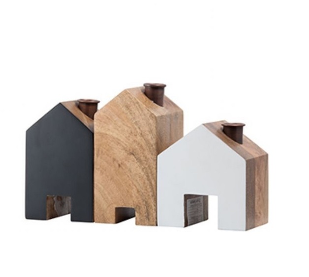 General Eclectic House Candle Holders - Monochrome