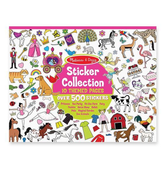 Melissa & Doug: Sticker Collection Pink 700+ image