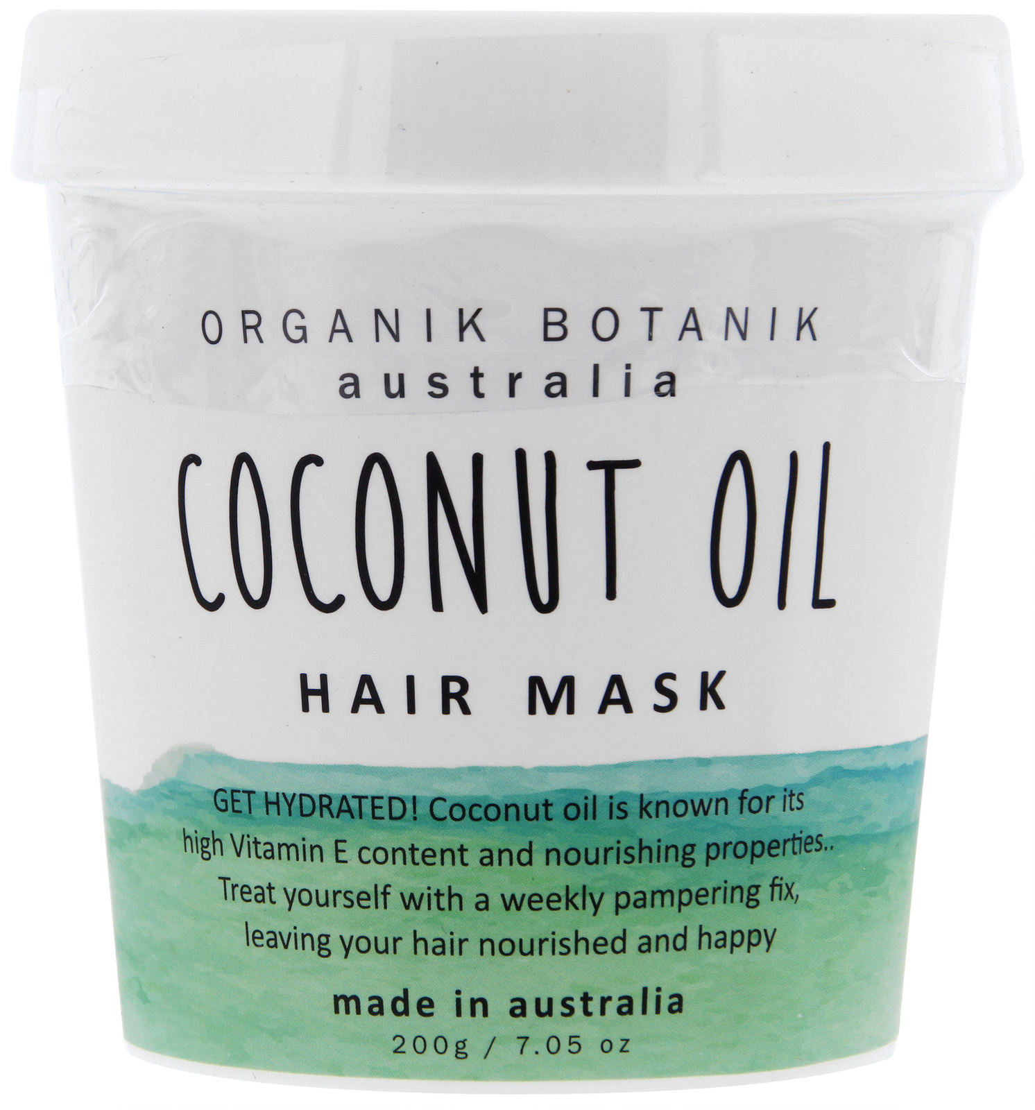 Organik Botanik Hair Mask - Coconut Oil (200gm) image