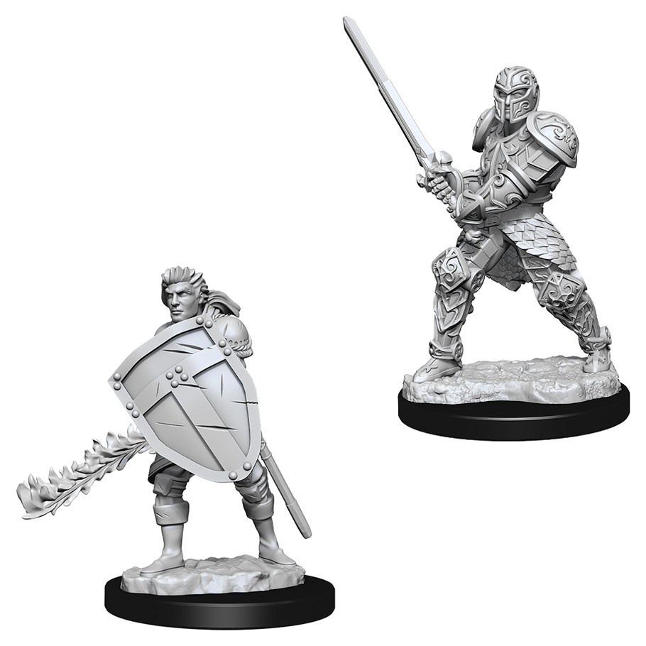 D&D Nolzur's Marvelous: Unpainted Miniatures - Male Human Fighter image