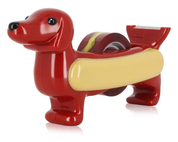 NPW: Pups To Go - Hot Dog Tape Dispenser with Tape Roll image