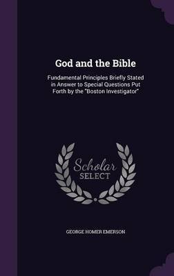 God and the Bible by George Homer Emerson image