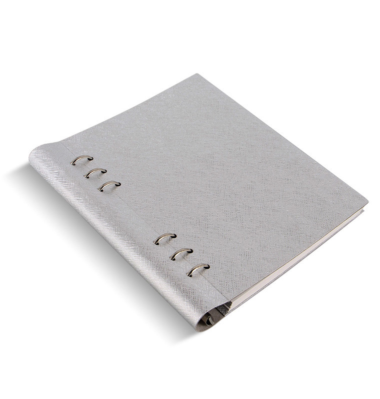 Filofax - A5 Saffiano Clipbook - Metallic Silver image