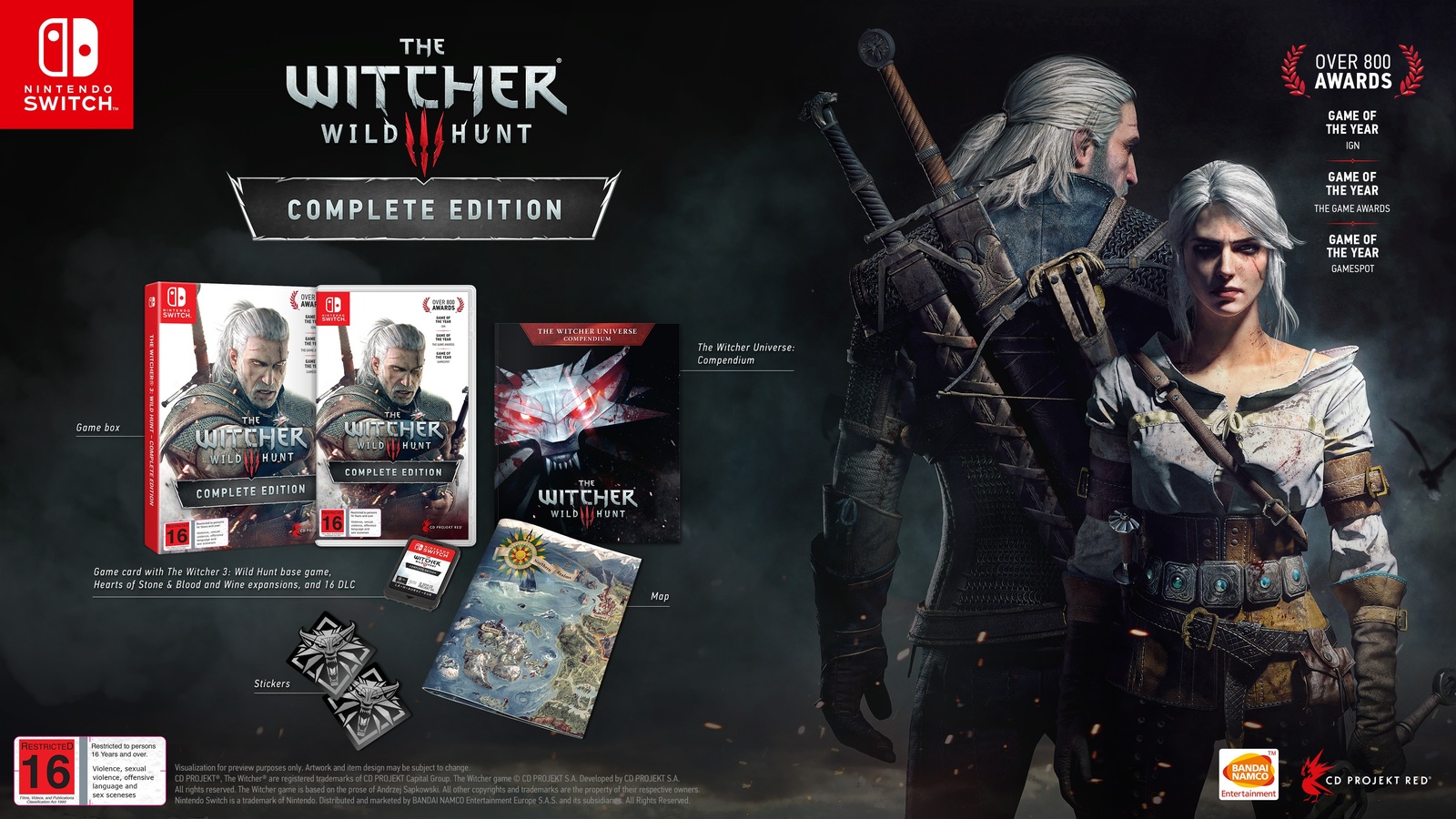 The Witcher 3: Wild Hunt Complete Edition for Switch image