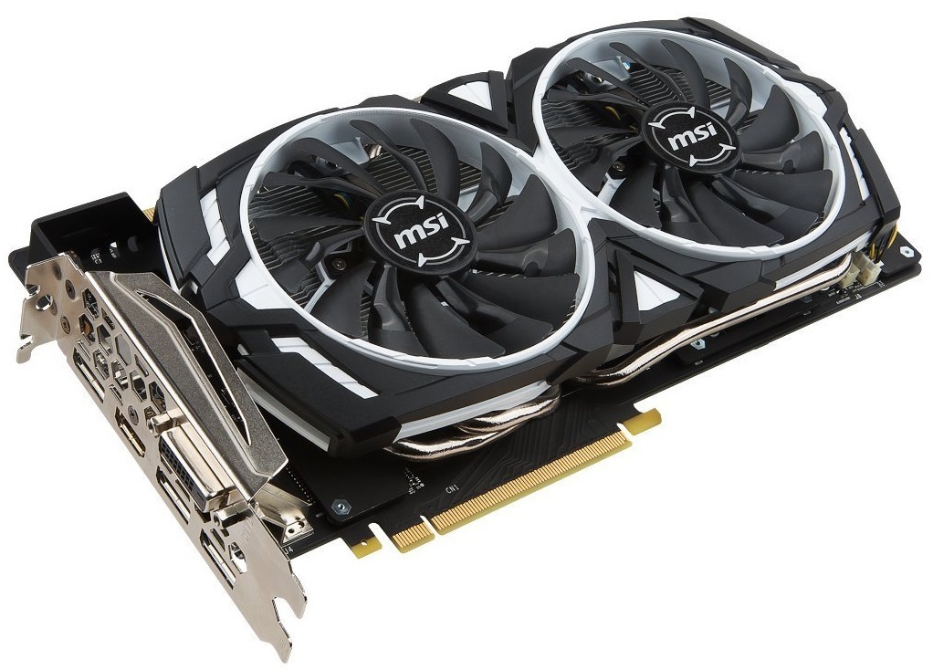 MSI GeForce GTX 1070 Armor OC 8GB OC Graphics Card