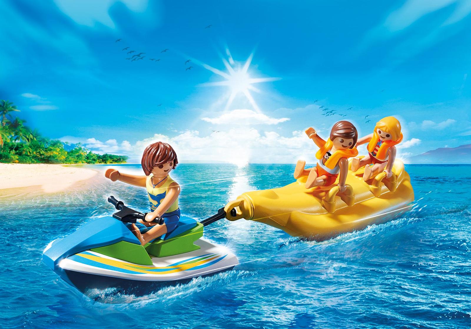 Playmobil: Family Fun - Watercraft with Banana Boat image