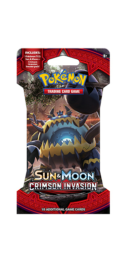 Pokemon TCG Crimson Invasion Single Blister (10 Cards) image