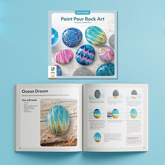 Buy Craft Maker Paint Pour Rock Art Kit at Mighty Ape NZ