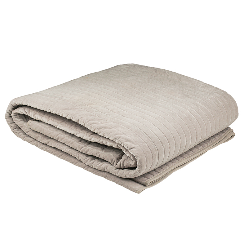 Bambury Cotton Velvet Blanket (Ash) image