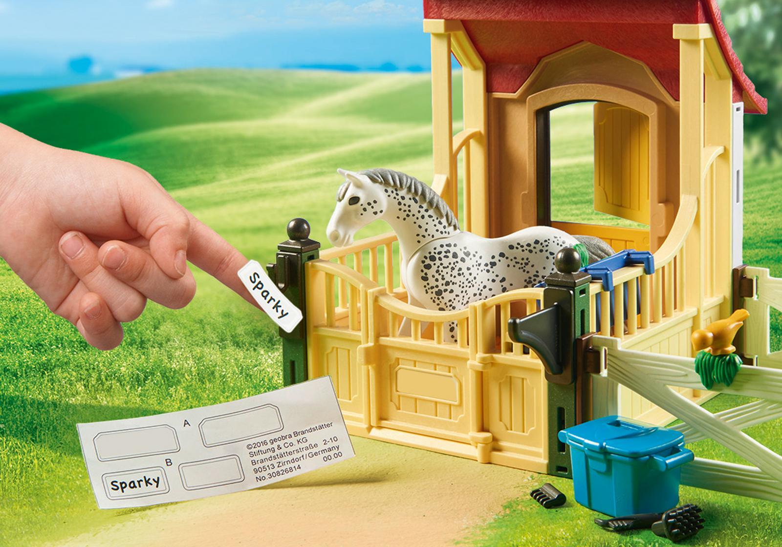 Playmobil: Country - Horse Stable with Appaloosa (6935) image