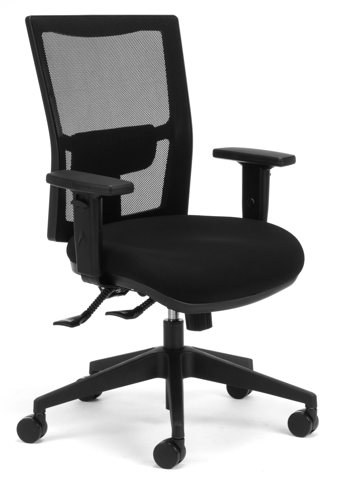 CS Team Air Standard 3 Lever Mesh Back w/Arms - Black image