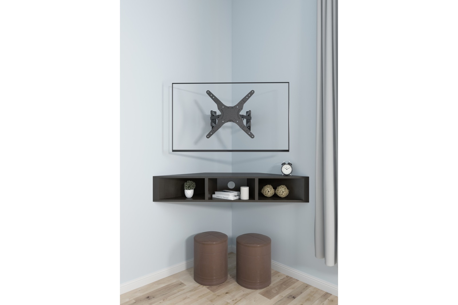 Kogan Tilt Extendable Full Motion Corner Wall Mount for 23" 55" TVs at Mighty Ape NZ