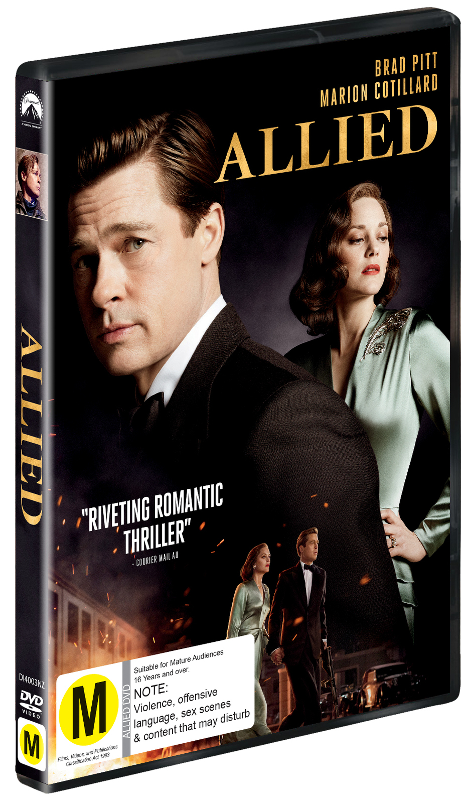 Allied on DVD image