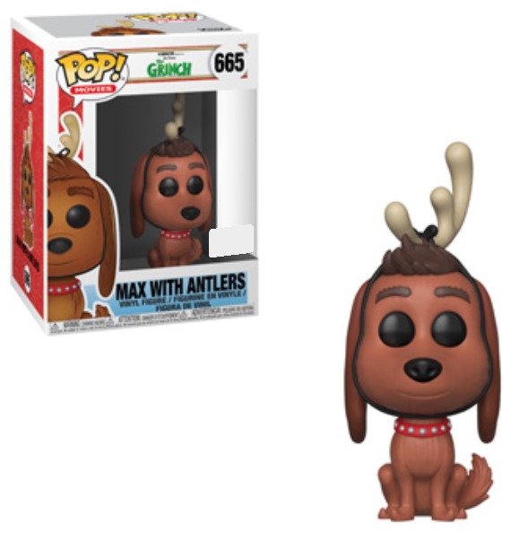 The Grinch (2018) - Max the Dog (with Antlers) Pop! Vinyl Figure image
