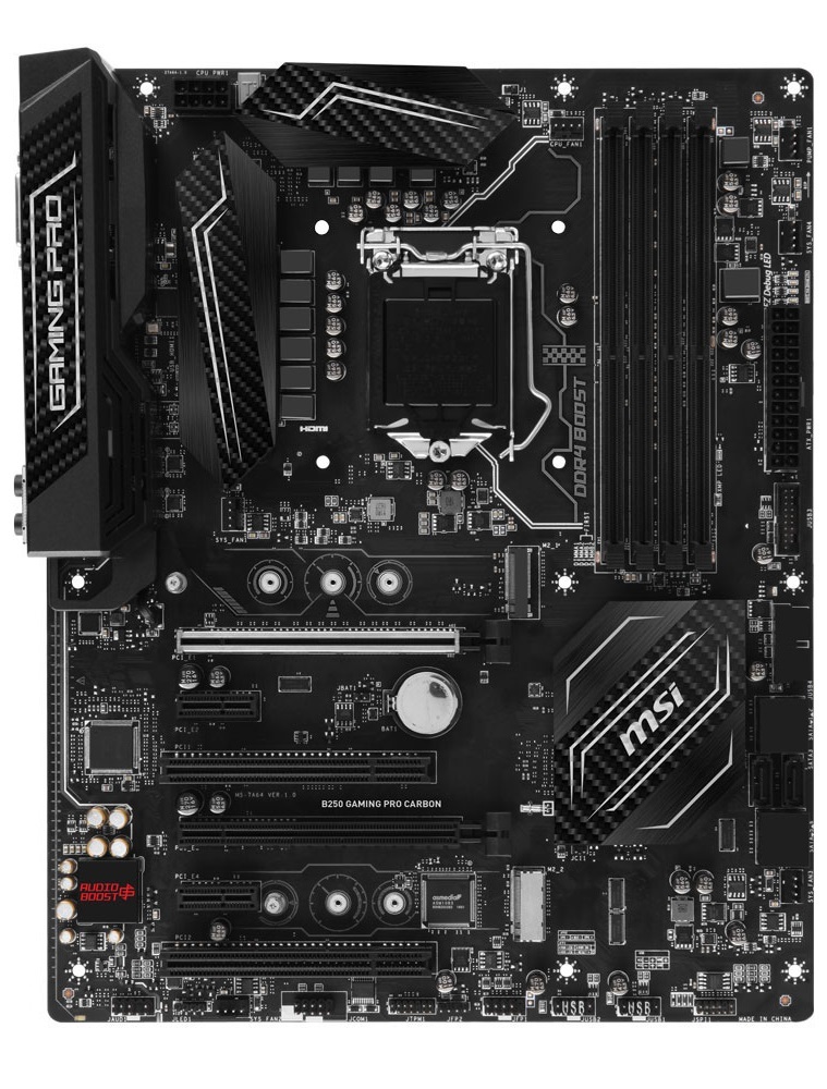 MSI B250 Gaming Pro Carbon Motherboard image