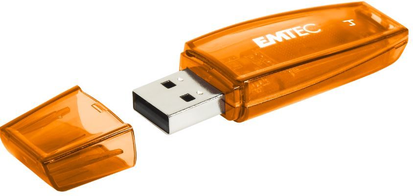 128GB Emtec C410 USB Flashdrive (Orange)