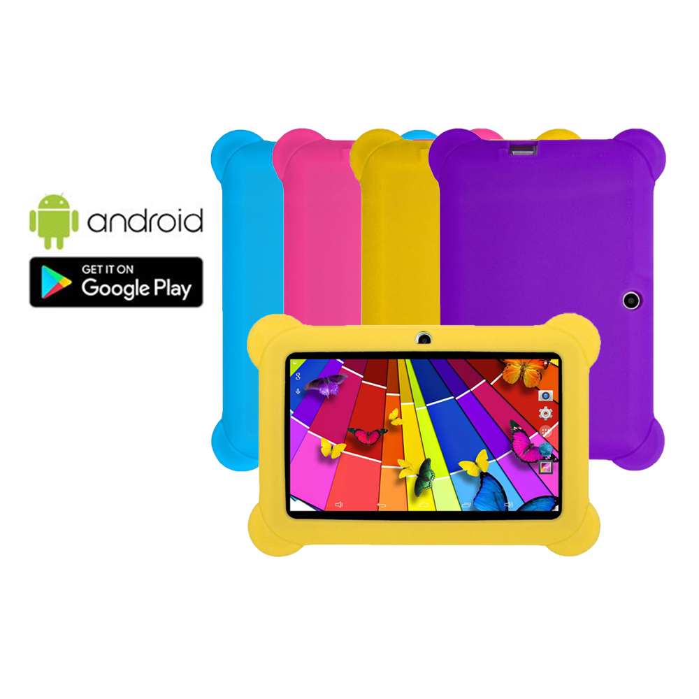 7” QuadCore Kids Android Tablet & Case - Purple image