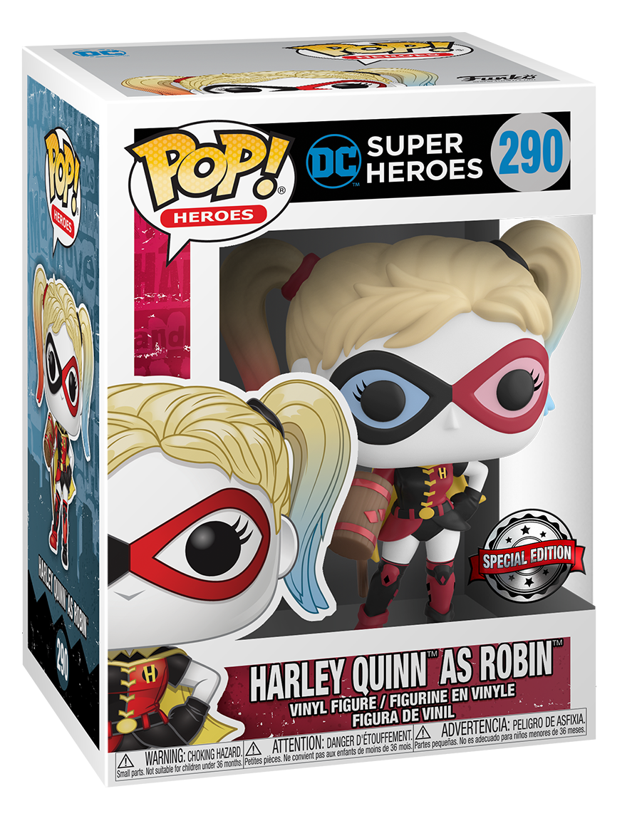 DC Rebirth - Harley Quinn (as Robin) Pop! Vinyl Figure image