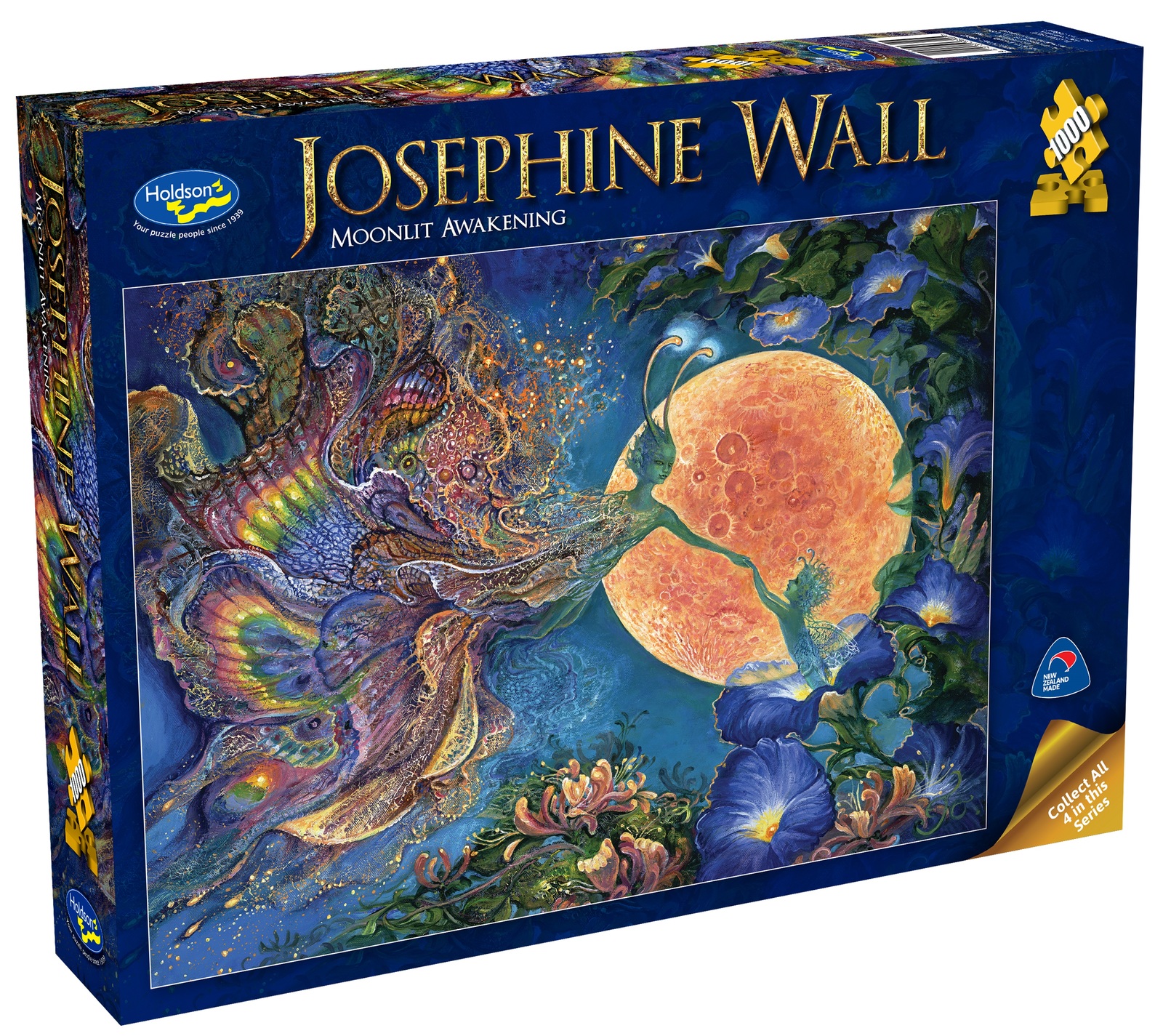 Holdson 1000pce Puzzles Josephine Wall Moonlit Awakening Board